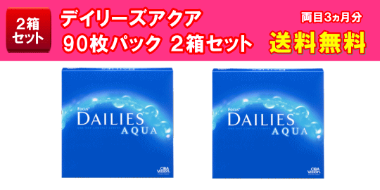 デイリーズアクア90枚入２箱セット