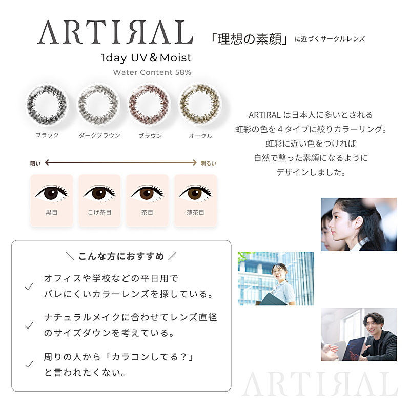 アーティラルワンデーUVモイスト58の魅力