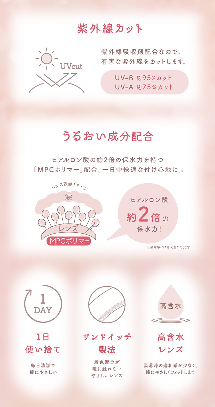 エバーカラーワンデートーリックの優れたところ
