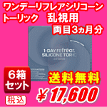 乱視用ワンデーリフレアシリコーントーリック6箱セット