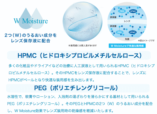 ２種類のうるおい成分